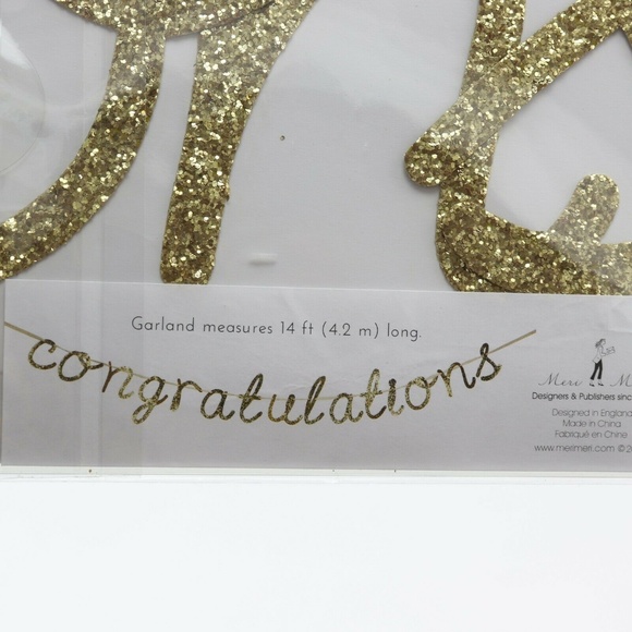 Meri Meri Congratulations Garland - Picture 5 of 7